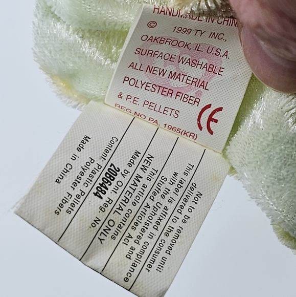 Vintage TY Beanie Baby Goochy Jellyfish - Picture 7 of 7